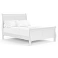 thumbnail image 4 of Furniture of America Vrai Adult Full Sleigh Headboard Wood Panel Bed, White, 4 of 6