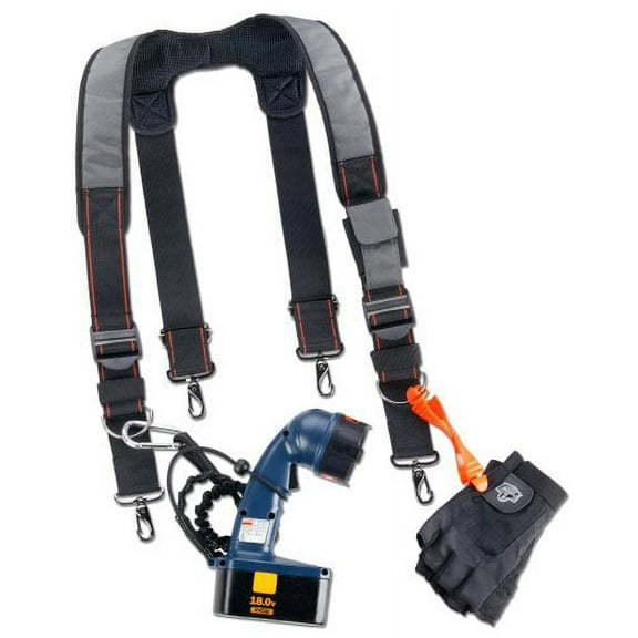 Ergodyne Arsenal 5560 Tool Belt Suspenders, Padded Shoulders, Adjustable