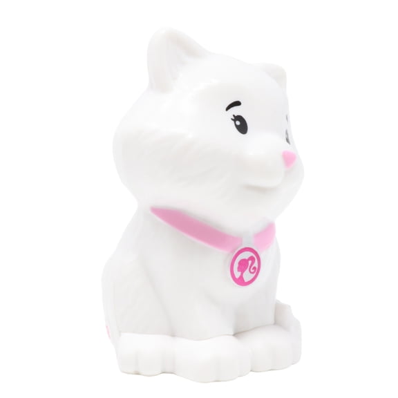 Replacement Part for Collectible Fisher-Price Little People Barbie Pet Spa Family Playset HJW76 - Replacement White Cat Kitten Bliss Figure