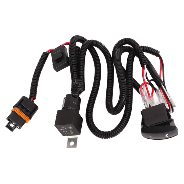 12V Horn Wiring Harness Relay Kit Contact Load 35MA Car Horn Wiring Harness Kit Safe Use For Auto Truck ANGGREK Otros Vehículos