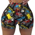 thumbnail image 2 of Fotbe Monster Car Shorts Sin Costuras – Shorts Deportivos de Cintura Alta para Mujer, Elásticos para Gimnasio, Yoga, Running o Ciclismo-XX-Large, 2 of 8