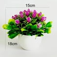 thumbnail image 7 of Travelwant Artificial Flowers in Pot Decor Flower Arrangements 21-Head Pine Cone Plants Flowers Bouquets In Pot Table Centerpieces Holiday Dinning coffee Room Table Kitchen Decoration, 7 of 7