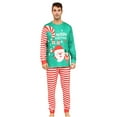thumbnail image 3 of yoeyez Christmas Pajamas for Family Christmas Pjs Matching Sets Xmas Tree Couples Loungewear Long Sleeve Family Matching Jammies Holiday Sleepwear Set, 3 of 6