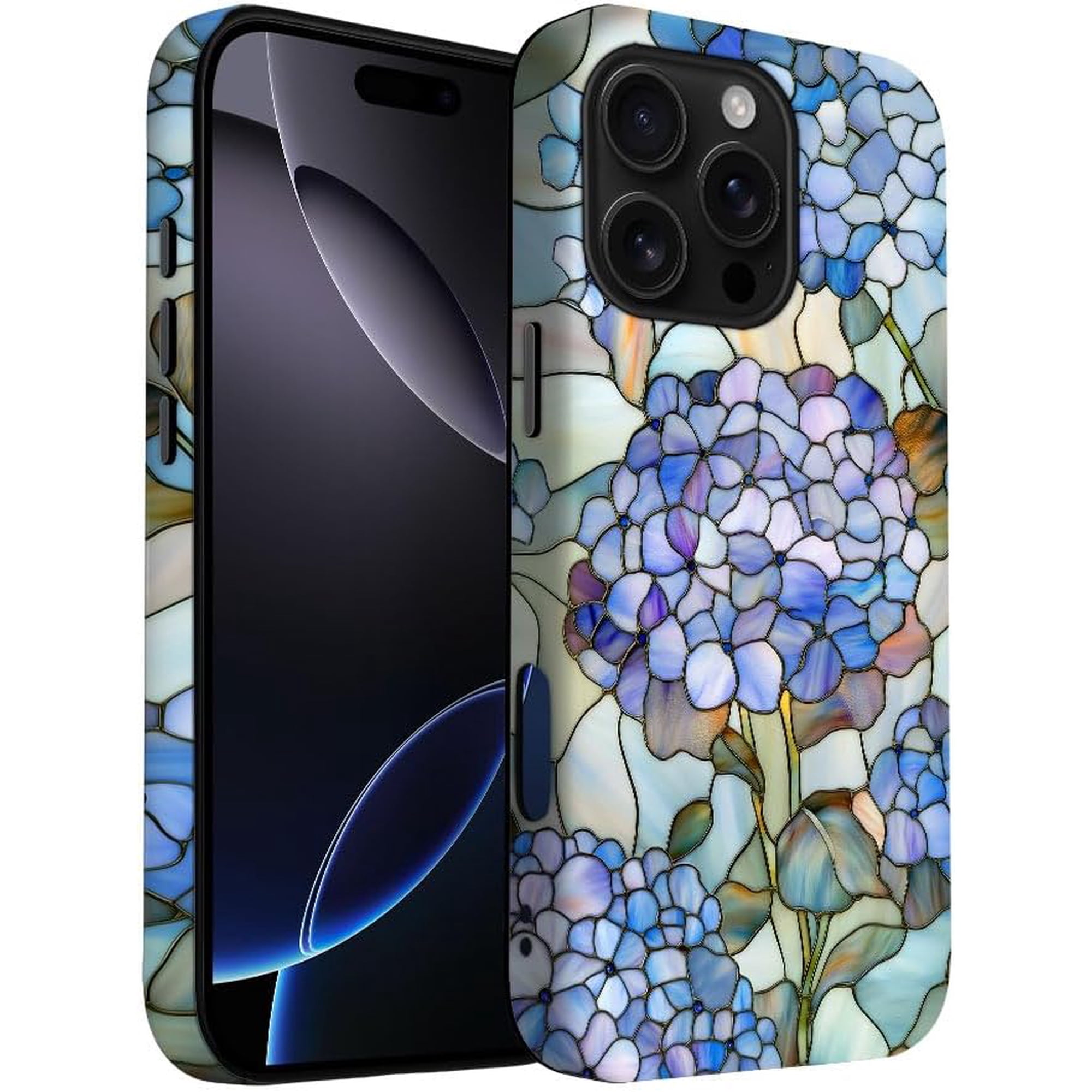 Case for iPhone 16 Pro Case | Hydrangea Macrophylla | Slim Drop Protection Design