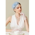 thumbnail image 5 of Fascinators Hats for Women - Tea Party Hat with Pillbox and Mesh Design for Bridal Wedding, 5 of 14