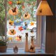 thumbnail image 4 of Pegatinas Ganfancp Calabaza Tema Ventana de Colores 1X, 4 of 7
