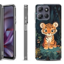 Shockproof Protective Phone Case for Motorola Moto G 5G 2025, by OneToughShield - Curious Tiger Cub