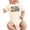 Natural Bodysuit, variant on My Dad Rocks Baby Bodysuit for Boys & Girls Rockstar Dad Retro Guitar One-Piece for Toddlers Peach Bodysuit 6 Months