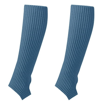 

3 Pair Woman Latin Socks Fitness Dancing Female Daily Wear Exercising Warm Long Section Knitting Walking Socks cyan