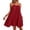 02# Red, variant on Ihhxva Women's Cotton Sleeveless Sundress Relaxed Fit Stretchable Adjustable Waist Backless Spaghetti Straps Summer Beach Party S-2XL