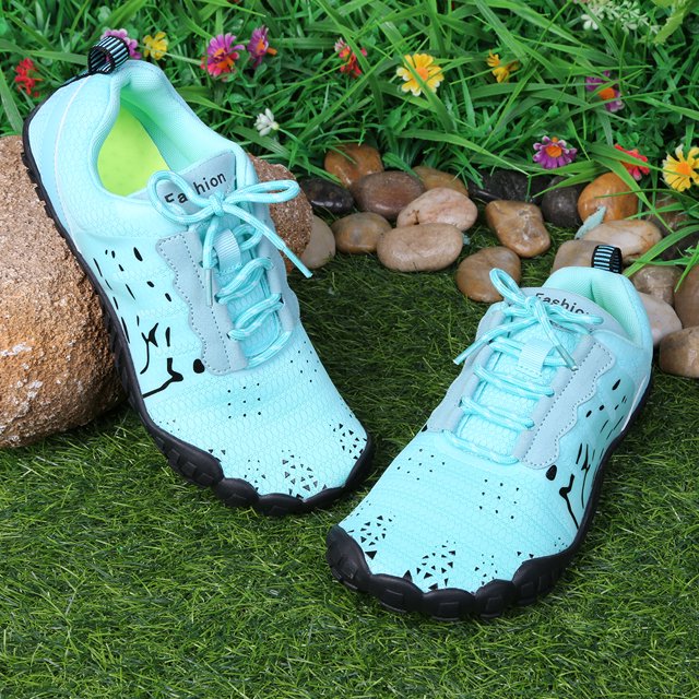 Zapatos de agua de secado rápido deportes Aqua zapatos transpirables con cordones zapatos de playa suaves