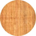 thumbnail image 1 of Ahgly Company Indoor Round Oriental Orange Modern Area Rugs, 8' Round, 1 of 4