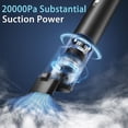 thumbnail image 2 of Aspiradora de coche Hobetter, portátil e inalámbrica con 20&nbsp;000 Pa, alta potencia, autonomía de 50 minutos, con accesorios flexibles, 2 of 5