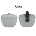 thumbnail image 4 of Methold Bolsa de cintura elástica para entrenamiento de mascotas, bolsa de almacenamiento portátil de gran capacidad para alimentación, contenedor, Suministros para perros Gris Methold PT003623-03, 4 of 6