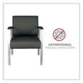 thumbnail image 5 of Alera metaLounge Series Mid-Back Guest Chair, 24.6" x 26.96" x 33.46", Black, Silver Base, 5 of 9