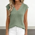 thumbnail image 6 of Sweater Vest For Women V Neck Sleeveless Pullover Top For Spring Summer Office Layering Weekend Travel Casual Outfits Minimalist Business Casual Campus Wear, 6 of 7