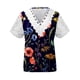 thumbnail image 3 of Camiseta Blusas elegantes con cuello en V Camisetas informales para mujer Trabajo de oficina simple Top básico suelto Ygjytge Azul T L para Mujer, 3 of 9
