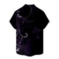 thumbnail image 6 of adaychics Mens Christian Button Down Shirts Cross Floral Print Casual Collared Shirts Retro Button Up Tops for Vacation Beach, 6 of 9
