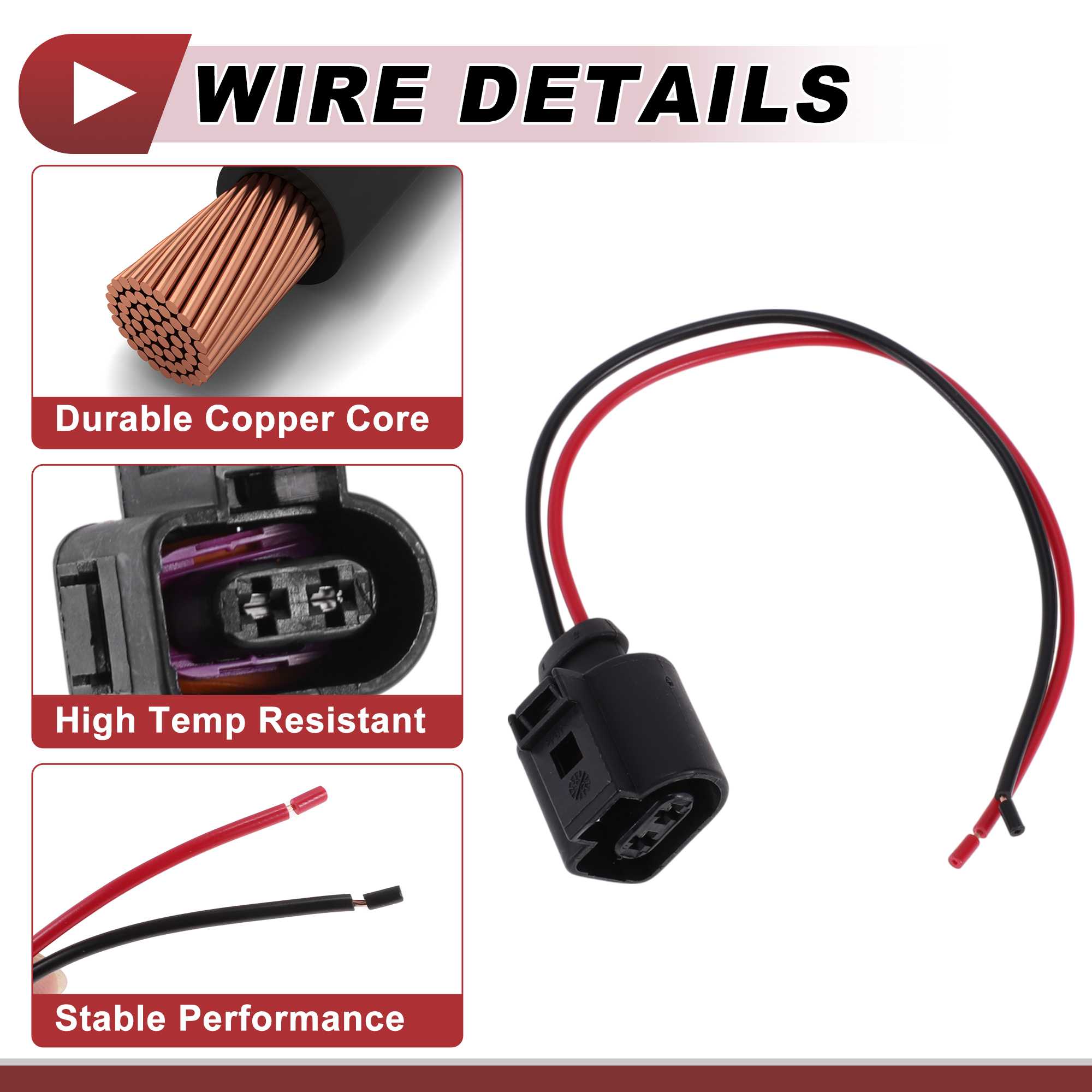 Unique Bargains Precisely Fit Front Indicator Light Socket Wiring for Audi A5/S5 2010-2011