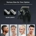 thumbnail image 3 of Professional Cordless Men's Hair Clipper Set, 6500RPM Motor, Stainless Steel Blades, 150min Runtime, LED Display, USB Rechargeable, Trimmer/Beard/Sideburn Tool for Home/Barber Shop, 3 of 6