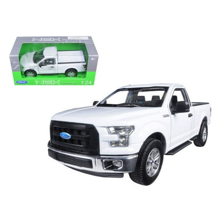 2015 Ford F 150 Pickup Truck Regular Cab White 124 Diecast Model By Welly