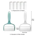 thumbnail image 6 of KNACK - 7Pcs Lint Removers With Handle, Super Sticky Pet Hair Rollers For Clothes Carpet, 6 of 6