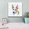 thumbnail image 4 of Epic Graffiti 'Colorful Watercolor Basenji' by Furbaby Affiliates, Canvas Wall Art, 12"x12", 4 of 8