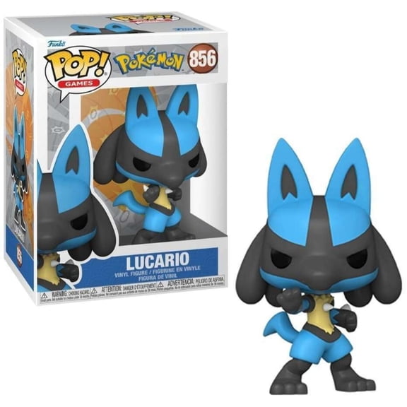 Funko POP! Games: Pokemon - Lucario (Damaged Box) #856
