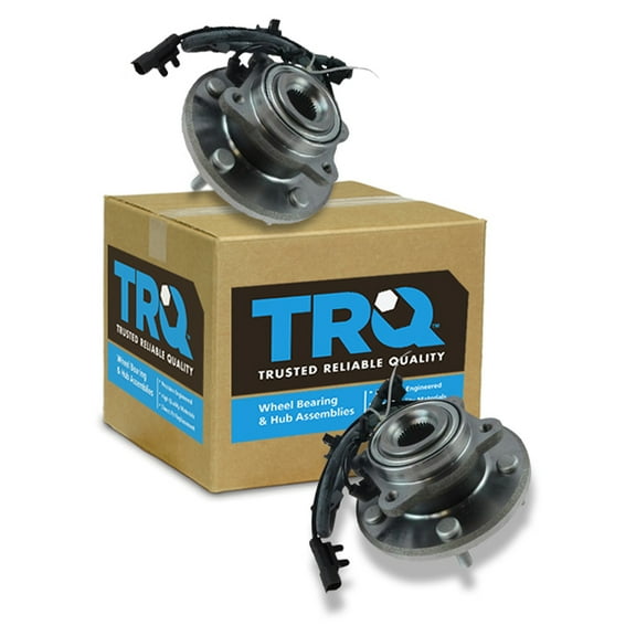 TRQ Wheel Bearing & Hub Assembly Pair Set of 2 LH & RH Sides for Dodge Journey BHA53793