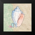 thumbnail image 2 of Brent, Paul 15x15 Black Modern Framed Museum Art Print Titled - Serene Seashells III, 2 of 5