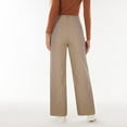 thumbnail image 4 of WHLBF Pants for Women Fashion Detail Wide Leg Jeans Vintage Pocket Low Loose Denim Long Pants Beige S, 4 of 7