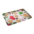 thumbnail image 2 of Daiia Christmas Gingerbread Cookies Front Door Mat, Heavy Duty Durable Welcome Mat for Outdoor Indoor, Dirt Trapper Waterproof Super Absorbent Door Mat, 16" x 24", 2 of 9