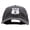 Black, variant on US 6 Embroidered Unstructured Cotton Cap - Wine OSFM