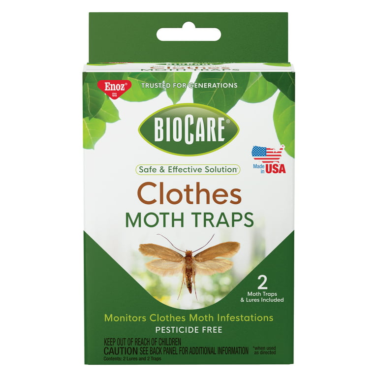 Clothing Moth Traps - 8 Pack - Non Toxic Moth Traps for Clothes
