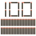 thumbnail image 1 of 100Pcs 7.2cm EVA Soft Refill Darts, Foam  for Shooting Games, Children Gifts with Suction Cup for More Stability, 1 of 7