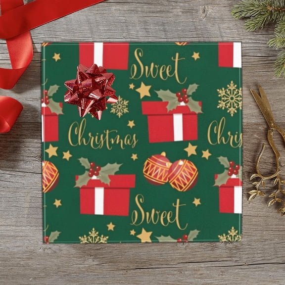 Christmas Wrapping Paper | Premium Holiday Gift Wrap | Sweet 58" x 23" (1–5 Rolls) - 1 Roll