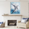 thumbnail image 3 of Stupell Industries Splashing Marine Whale Animals & Insects Painting Gallery Wrapped Canvas Print Wall Art, 36 x 48, 3 of 8