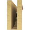 thumbnail image 4 of 5"W x 30"D x 10"H Thin Highland Rough Cedar Woodgrain TimberThane Corbel, Primed Tan, 4 of 6