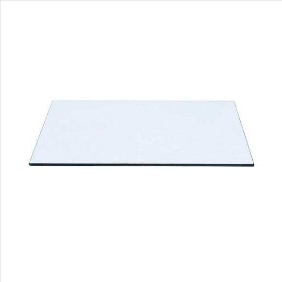 20 X 60 Rectangle glass Table Top 12 Thick 1 Beveled Edge