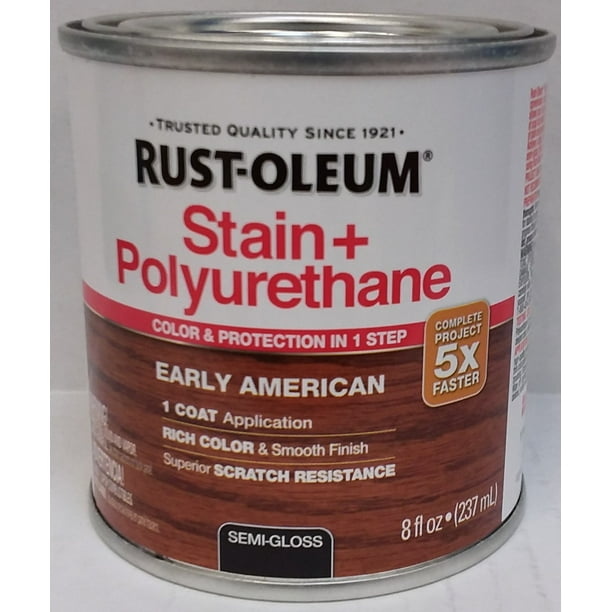 Early American, RustOleum Stain & Polyurethane SemiGloss, HP