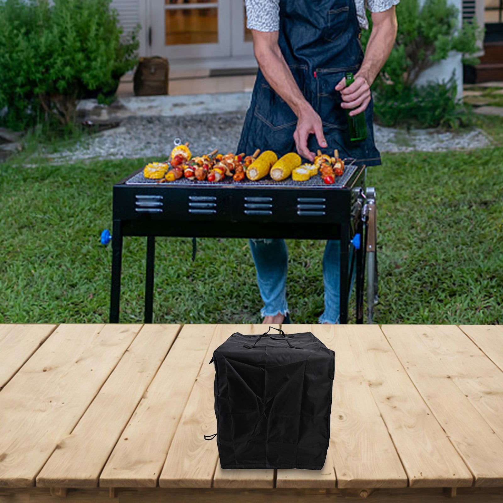 PASILI Outdoor Pizza Oven Cover 21.5*18*15.1Inch For Oo101 Woodfire 8-In-1 Outdoor Pizz