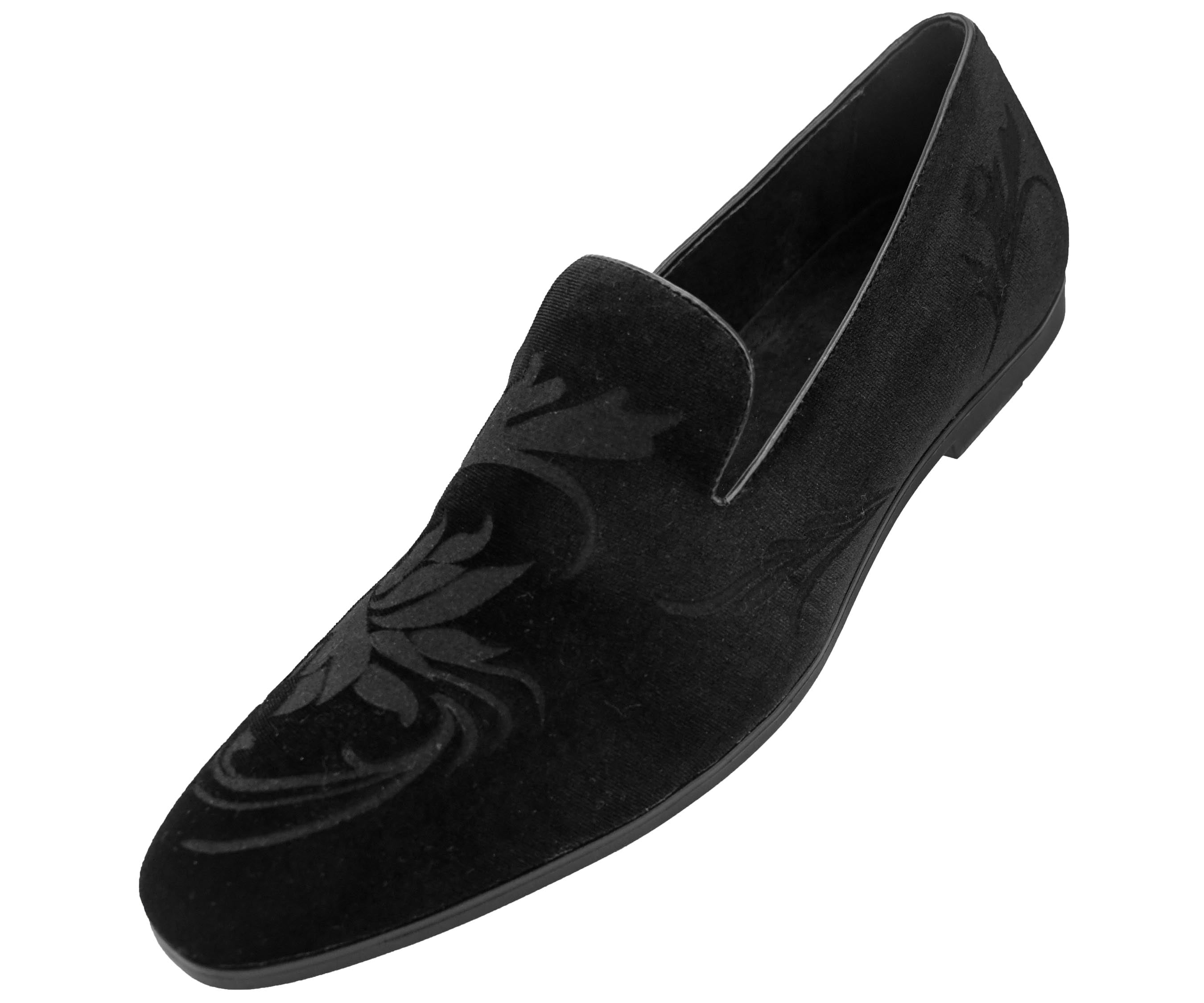 New Amali Men's Dress Sandals Black Cognac Faux Leather with Buckle 