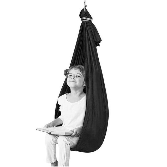 Hamaca elástica para niños, columpio elástico para interiores y exteriores, cinturón de entrenamiento de yoga aéreo