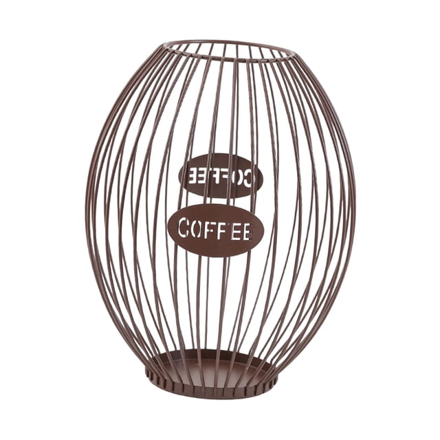 DOLITY Coffee Pod Holder Metal Coffee Capsule Container for Bar Kitchen Living Room L