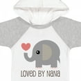 thumbnail image 4 of Inktastic Loved by Nana Grandchild Elephant Boys or Girls Baby Bodysuit, 4 of 5