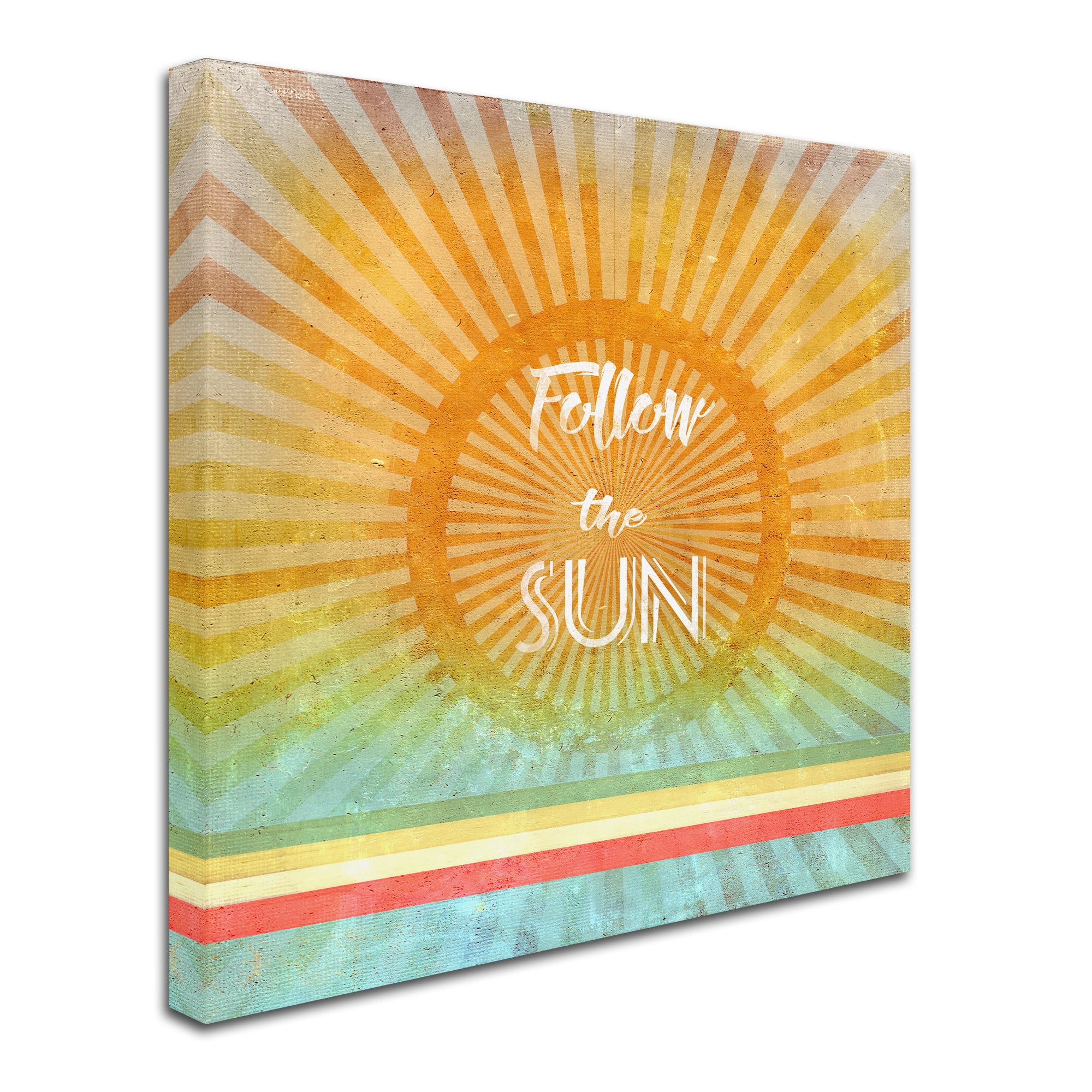 Trademark Fine Art 'Follow the Sun' Canvas Art by Tammy Kushnir