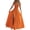 Orange, variant on Women Dresses with Slit A Line Spaghetti Prom Evening Party Gown Black XXXL