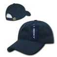 thumbnail image 2 of Decky 112 6 Panel Low Profile Relaxed Brushed Cotton Dad Hat-Navy, 2 of 3
