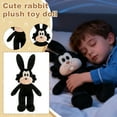 thumbnail image 2 of Wizlet Black Rabbit Plush Toy, Retro Black Cute Plush Toy A Heartwarming Choice For Companionship 17.7 in, 2 of 6