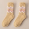 thumbnail image 2 of iHPH7 Fuzzy Socks for Women Thick Fuzzy Socks Winter Socks for Women Fuzzy Slipper Socks Warm Fuzzy Socks Thick Crew Socks Women Slipper Socks A One Size, 2 of 3